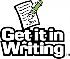 Get it in writing